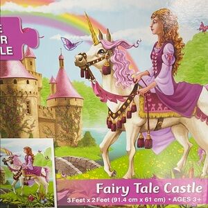 Enchanted Unicorn Puzzle with Purple and Pink Highlights